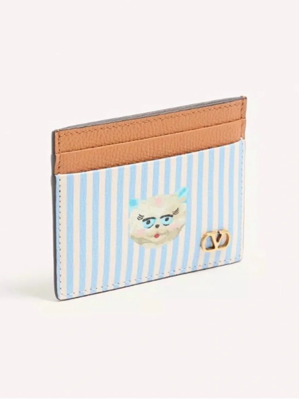 NWT Valentino Garavani VLogo Signature Wallet in Le Chat de la Maison Print